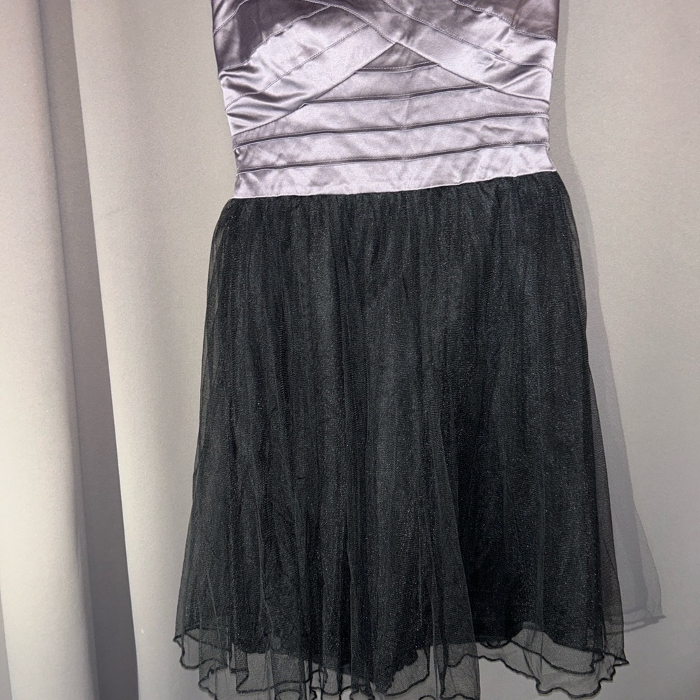 Trixxi Strapless Satin & Tulle Dress Size 3 Party Homecoming Turnabout Formal
